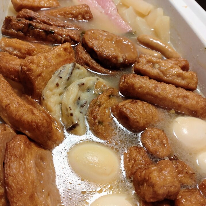 屋台風♪ホットプレートでおでん鍋パーティー☆